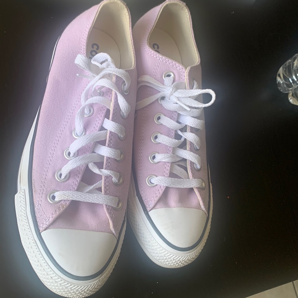 Converse womens lavender color